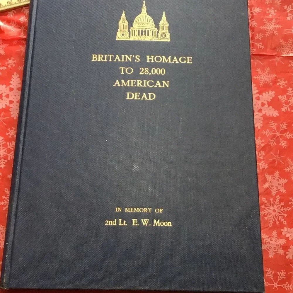 Britains homage to 20,000 American Dead book 1952 edition